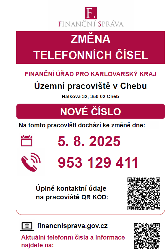 Změna tel.čísel